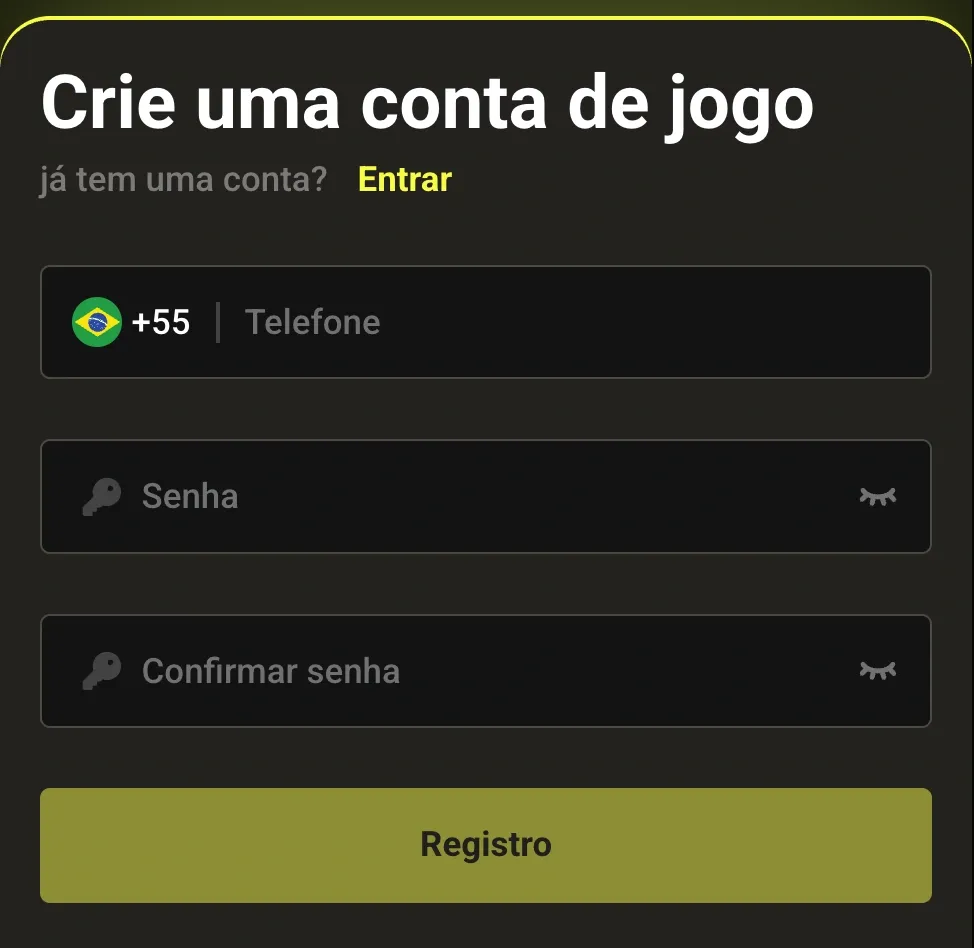 Registro HH55 – Comece Agora a Sua Jornada de Vitórias